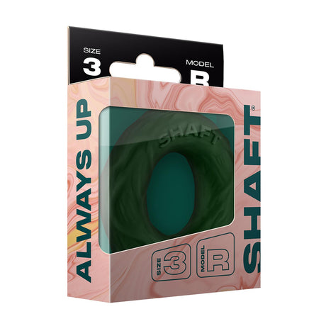 Shaft Cock Ring Model R Size 3 Medium Green