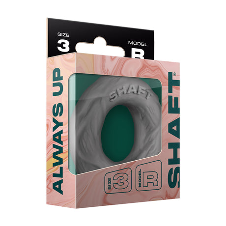 Shaft Cock Ring Model R Size 3 Large Grey