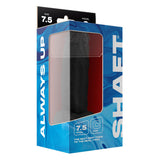 Shaft Liquid Silicone Dong with Balls Model C 7.5 Inch Black