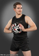 Mr S Leather Baller Tank Top Grey