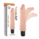 Extreme Realistic Poseable Vibrating Dildo 8.8"