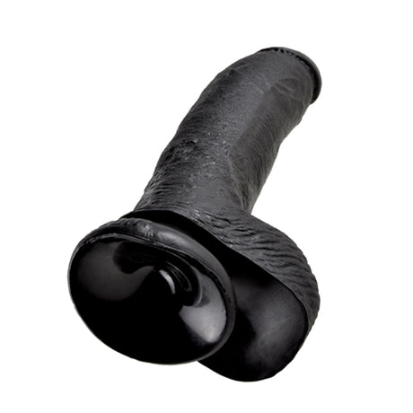 Pipedream King Cock 9 inch Cock with Balls Black