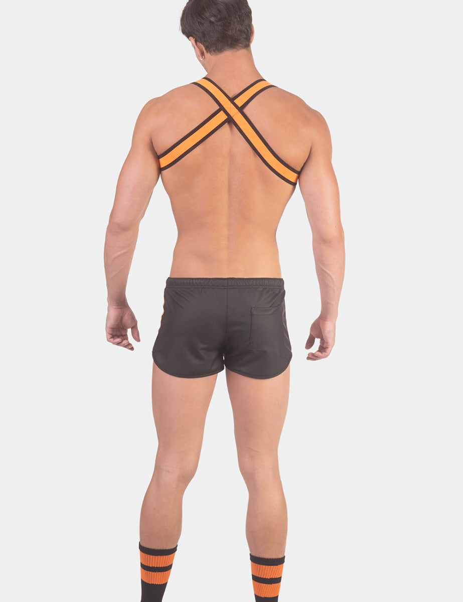 Barcode Berlin Short Byron Laboratory Black Orange