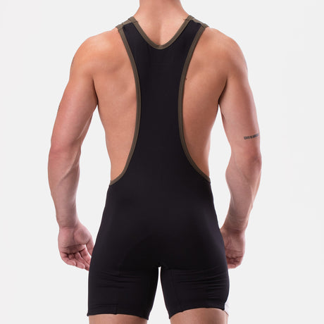 Barcode Berlin Singlet Luckenwalde Dark Army White Black