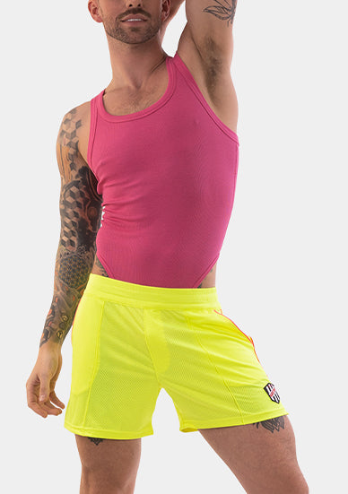 Barcode Berlin Short Luka Neon Green Neon Pink