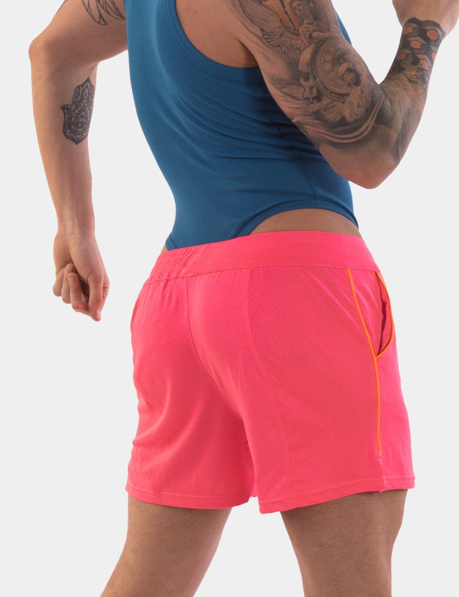 Barcode Berlin Short Luka Neon Pink Neon Orange