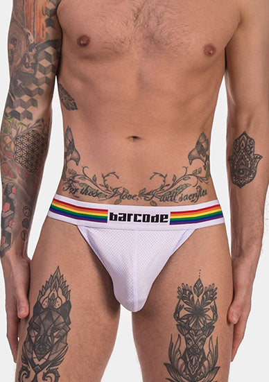 Barcode Berlin Pride Jock White