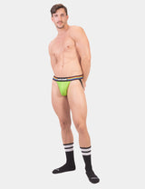 Barcode Berlin Pride Jock Neon Green