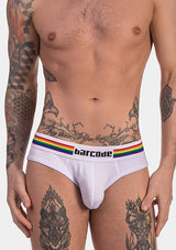 Barcode Berlin Pride Brief White