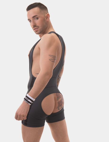 Barcode Berlin Backless Singlet Dastin Titanium Black