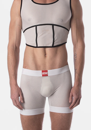 Barcode Berlin Mesh Short Rupo White