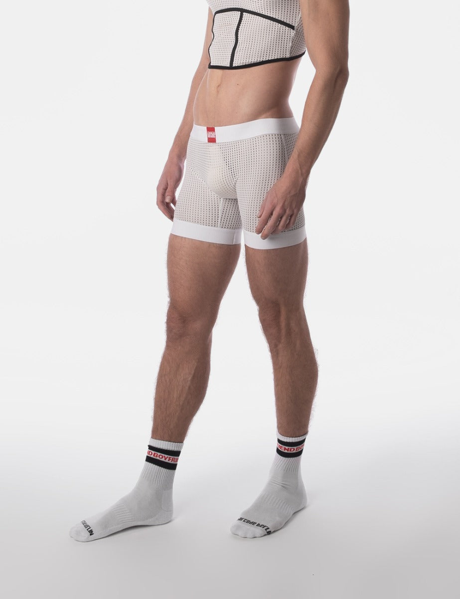 Barcode Berlin Mesh Short Rupo White