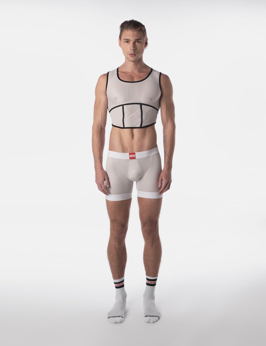 Barcode Berlin Mesh Short Rupo White