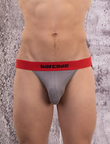 Barcode Berlin Basic Jockstrap Ares Grey Red