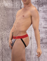 Barcode Berlin Basic Jockstrap Ares Grey Red