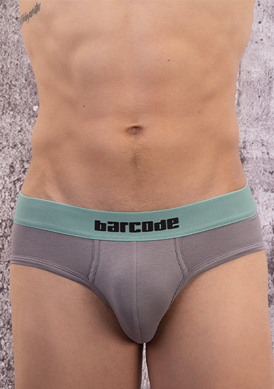 Barcode Berlin Basic Backless Brief Grey Mint