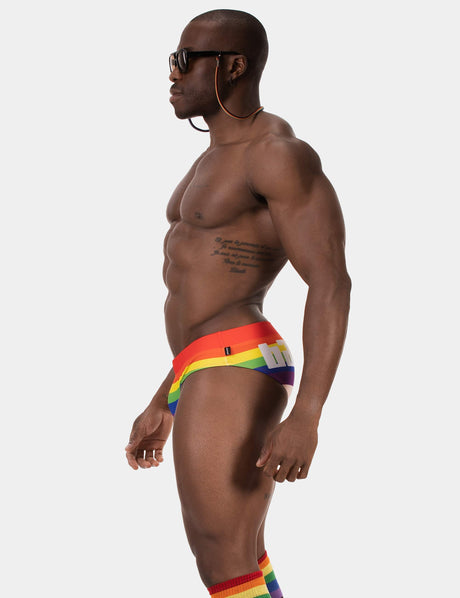Barcode Berlin Swim Brief Rainbow