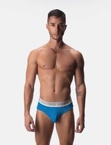 Barcode Berlin Hip Brief Blue White