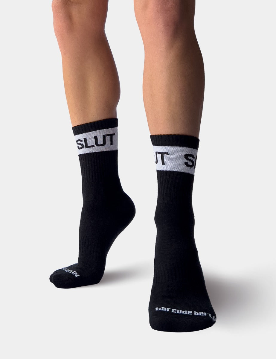 Barcode Berlin Fashion Half Socks Slut Black White