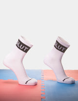 Barcode Berlin Fetish Half Socks Slut White Black