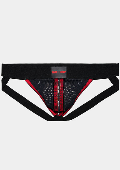 Barcode Berlin Mesh Jock Tel Black Red