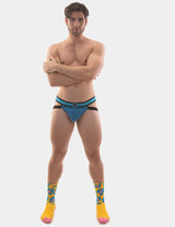 Barcode Berlin Jockstrap Yeni Blue Black