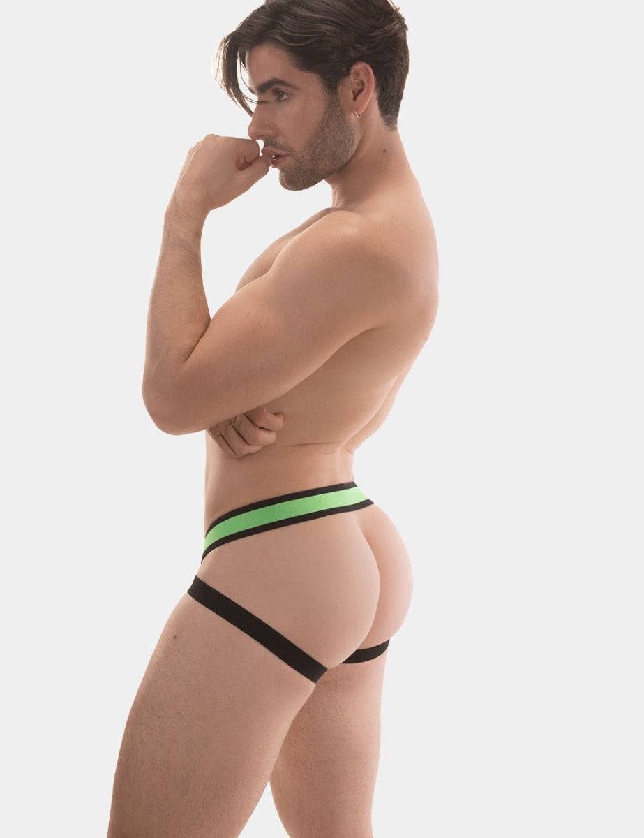 Barcode Berlin Jockstrap Yeni Neongreen Black