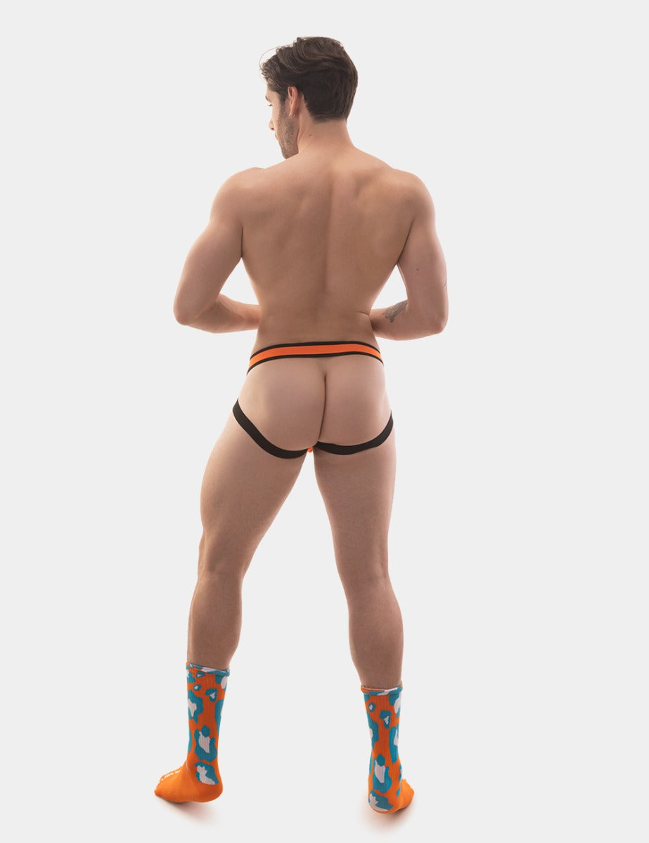 Barcode Berlin Jockstrap Yeni Neonorange Black