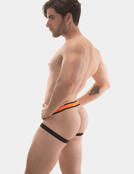 Barcode Berlin Jockstrap Yeni Neonorange Black