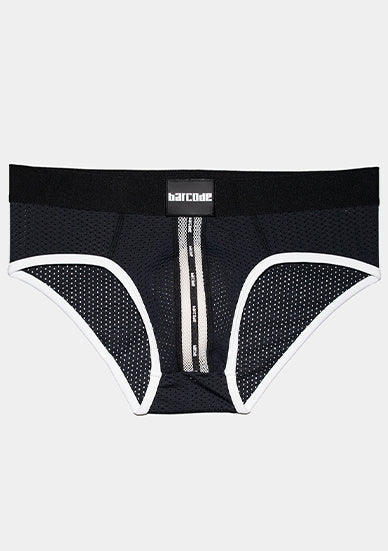 Barcode Berlin Mesh Brief Sicile Black White