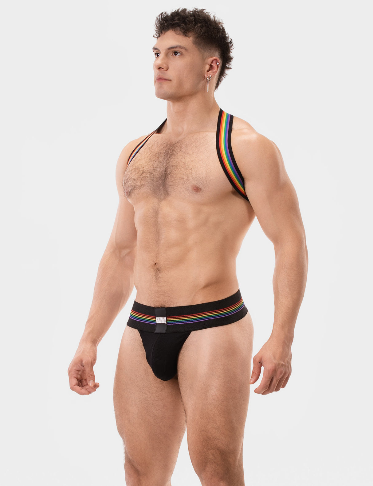 Barcode Berlin Thong Proud Boy Black