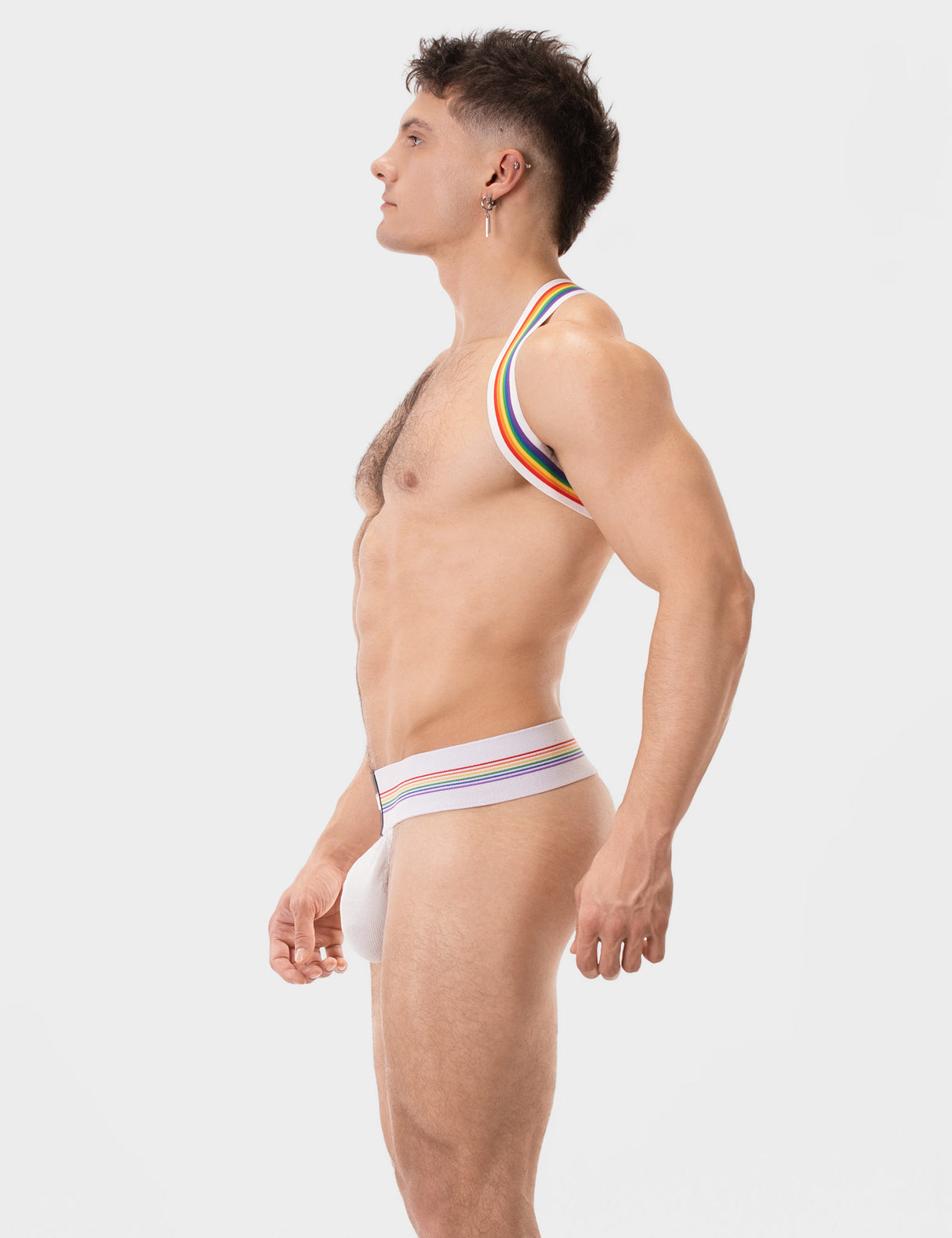 Barcode Berlin Thong Proud Boy White