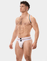 Barcode Berlin Thong Proud Boy White
