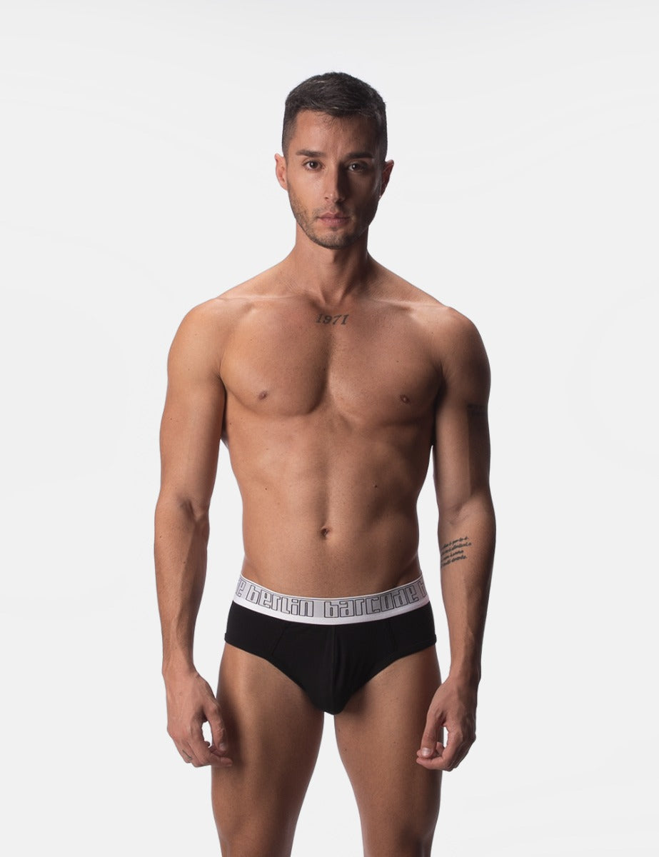 Barcode Berlin Modal Backless Brief Aoki Black