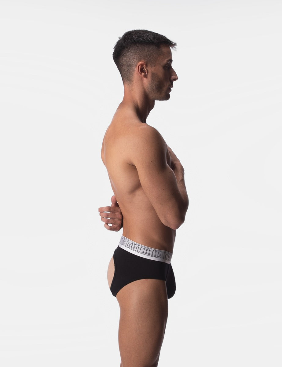 Barcode Berlin Modal Backless Brief Aoki Black