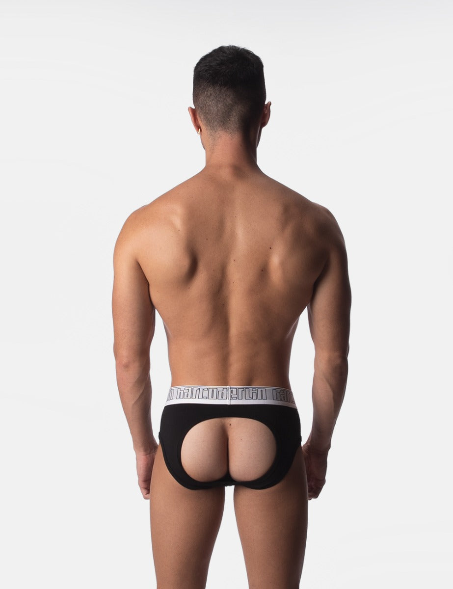 Barcode Berlin Modal Backless Brief Aoki Black