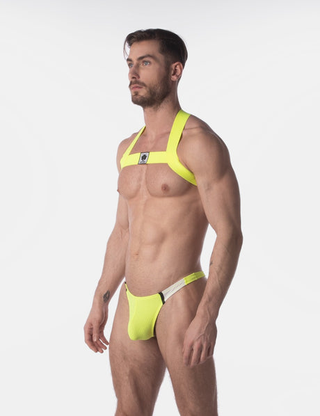 Barcode Berlin Thong Ronak Neon Green White Black