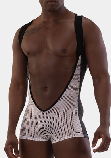 Barcode Berlin Singlet Sanke White Black