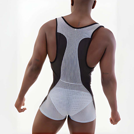 Barcode Berlin Singlet Sanke Blue Beige