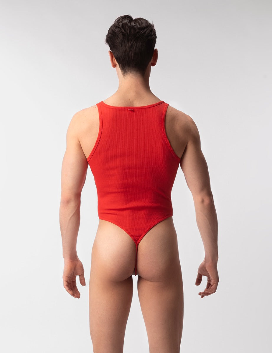 Barcode Berlin Ribbed Body Assi Red