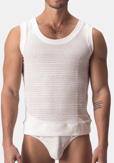 Barcode Berlin ER Tank Top Delfi White