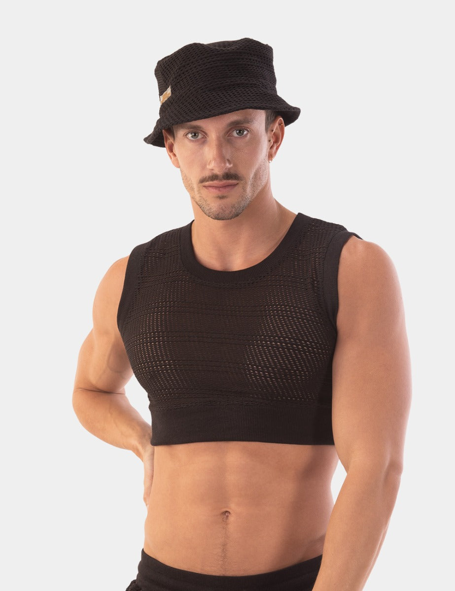 Barcode Berlin ER Crop Top Luz Black