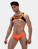 Barcode Berlin Harness Vacal Black Neon Orange