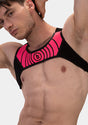 Barcode Berlin Harness Vacal Black Neon Pink