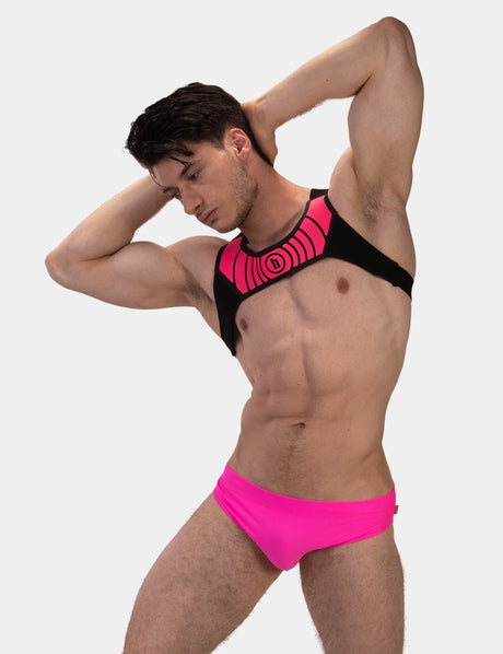 Barcode Berlin Harness Vacal Black Neon Pink