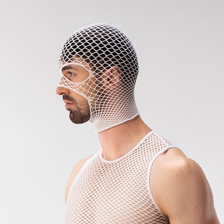 Barcode Berlin Fishnet Mask Sicily White