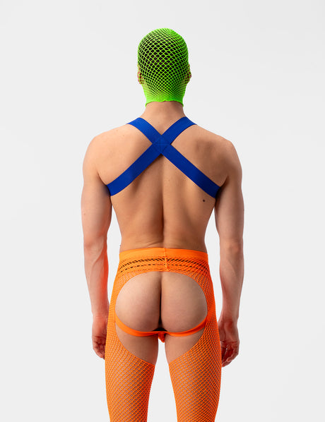 Barcode Berlin Fishnet Mask Sicily Neon Green