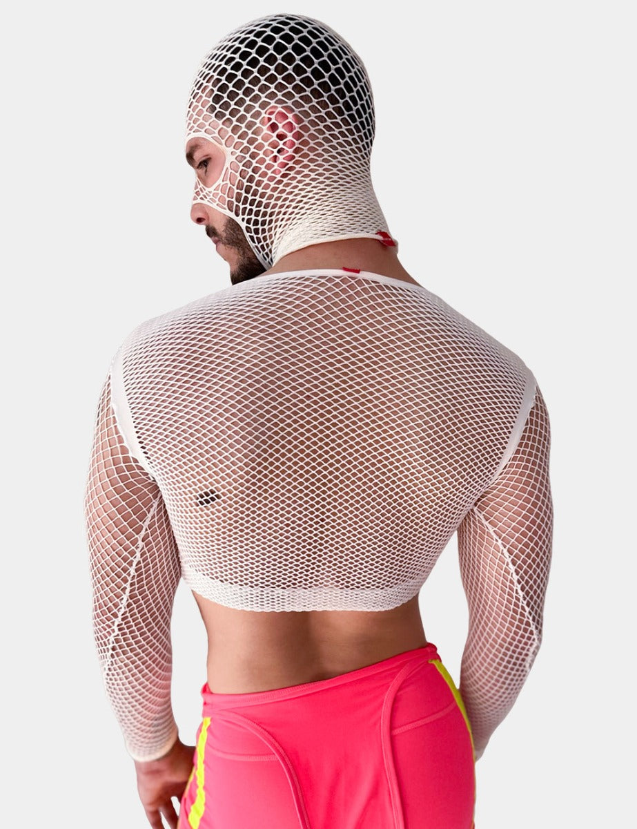 Barcode Berlin Fishnet Crop Florence White