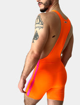 Barcode Berlin Neon Singlet Roman Neon Orange Neon Pink