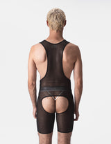 Barcode Berlin Mesh Singlet Ermies Black